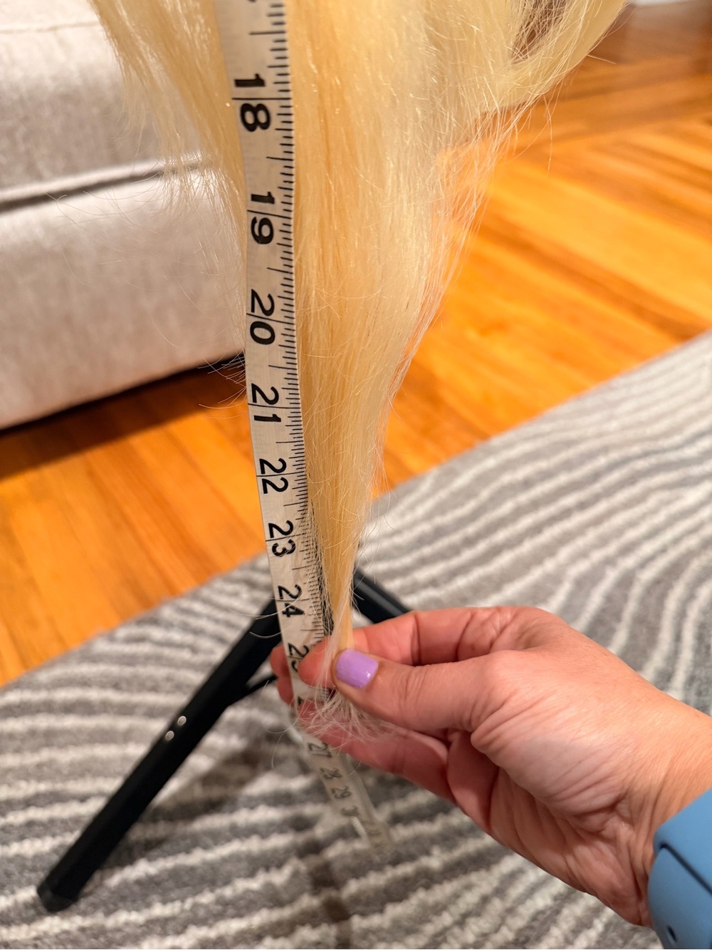 24” Blonde #613 Body Wave Human Hair Wig 13x6 HD Lace Front #068 - Picture 4 of 16